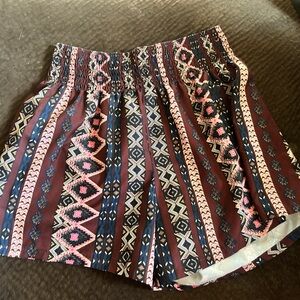 maroon shorts XS from shein!